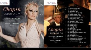 Dominika Zamara: Internationally Acclaimed Soprano, Concert Artist, Recording Artist and Cultural Ambassador was born in Poland. This image appears on the cover of her album, “Chopin Lieder Op 74.” ( https://m.youtube.com/watch?v=1JcY1haj7zY&list=RD1JcY1haj7zY&start_radio=1&pp=ygUjZG9taW5pa2EgemFtYXJhIGNob3BpbiBsaWVkZXIgb3AgNzSgBwHSBwkJNwwBhyohjO8%3D )